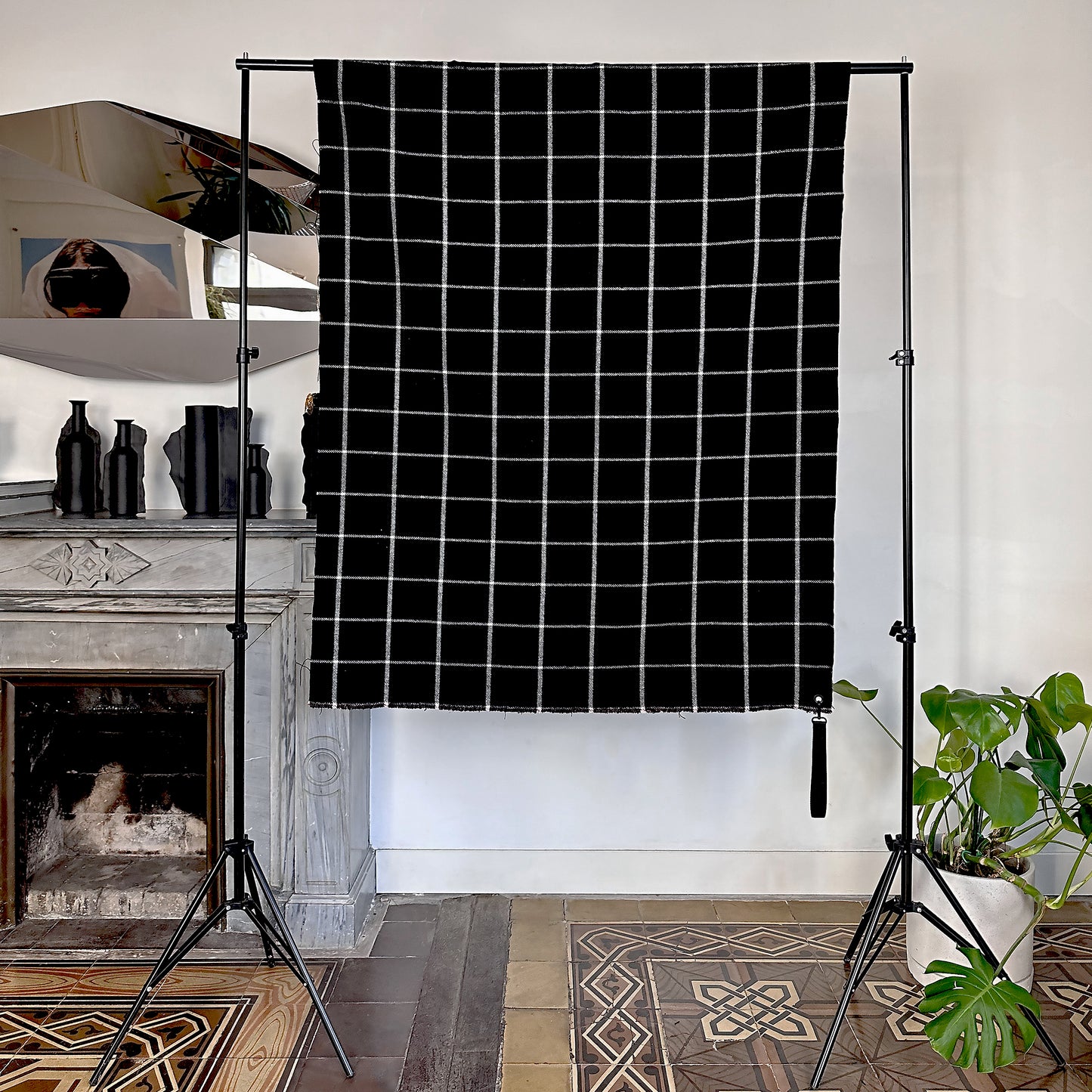 Å Studio x Också | Black Wool Blanket